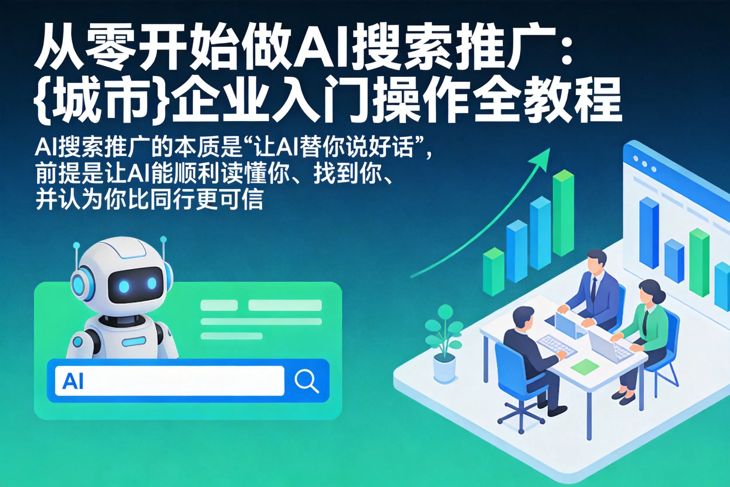 从零开始做AI搜索推广:即墨企业入门操作全教程