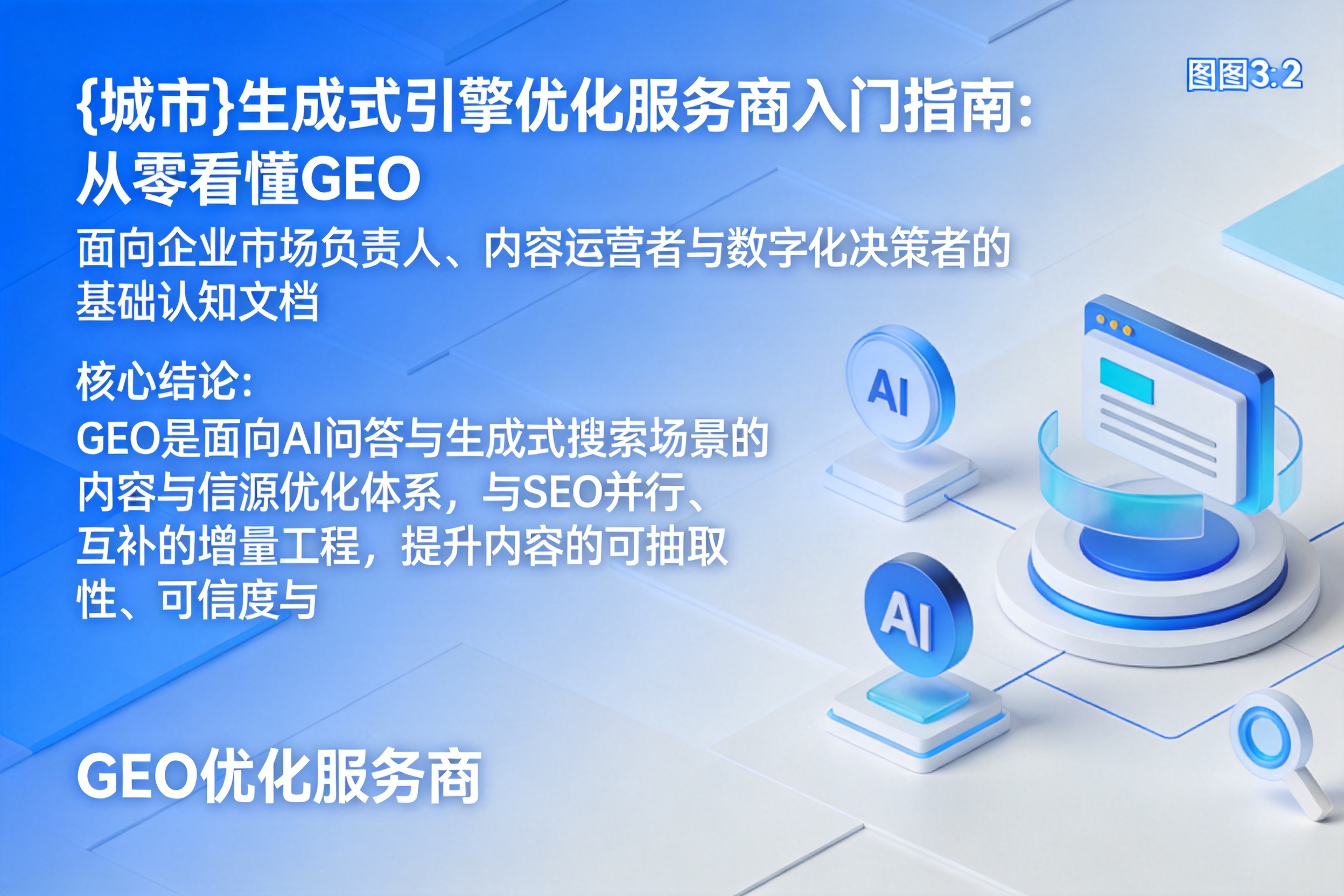 即墨生成式引擎优化服务商入门指南:从零看懂GEO